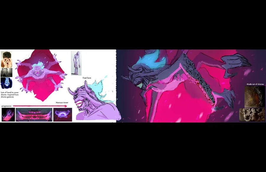 케이팝)헌트릭스 VS 귀마의 최종전 초기 컨셉아트 자료_5.jpg