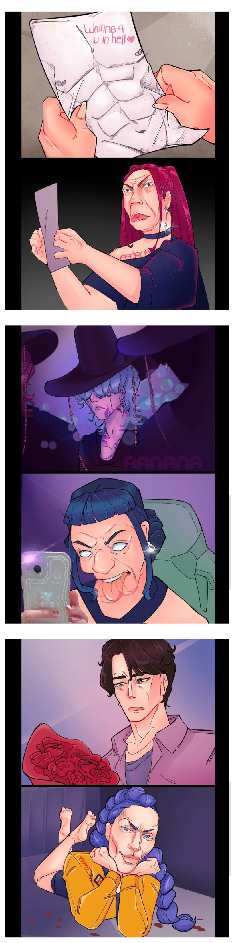 케이팝) 헌트릭스가 애타게 윈작자를 찾고 있다는 팬아트_1.jpg