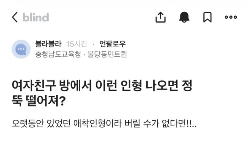 여자친구 방에서 이런 인형 나오면 정 뚝 떨어져?.jpg_1.webp