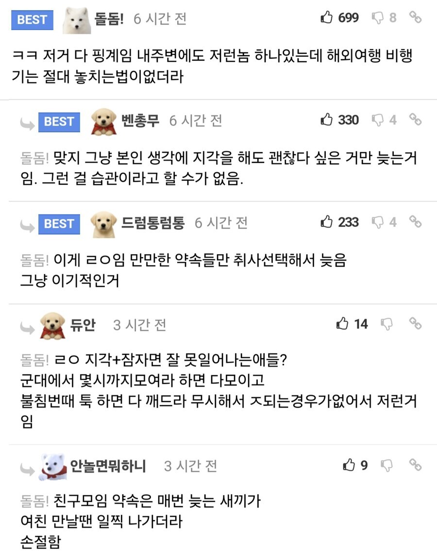 지각이 습관이라는 사람들을 보는 사람들이 잘 안믿는 것_1.jpg