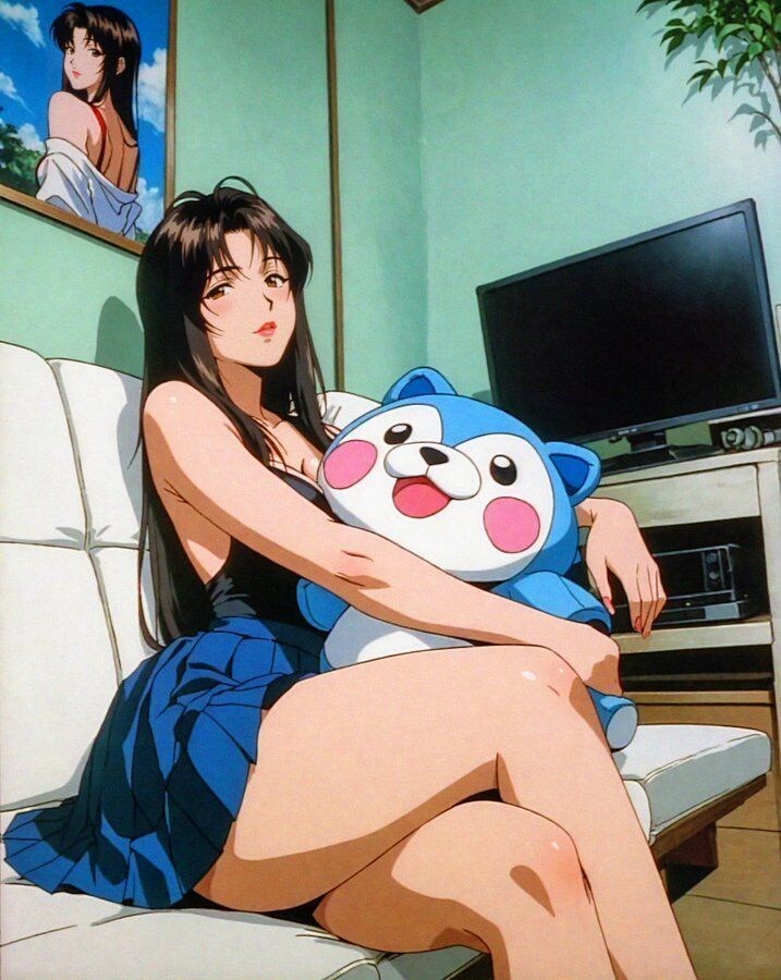 90년대 그림체로 만들었다는 AI 그림._5.jpg