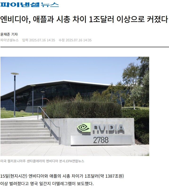 NVIDIA와 애플의 시가총액 격차_1.png
