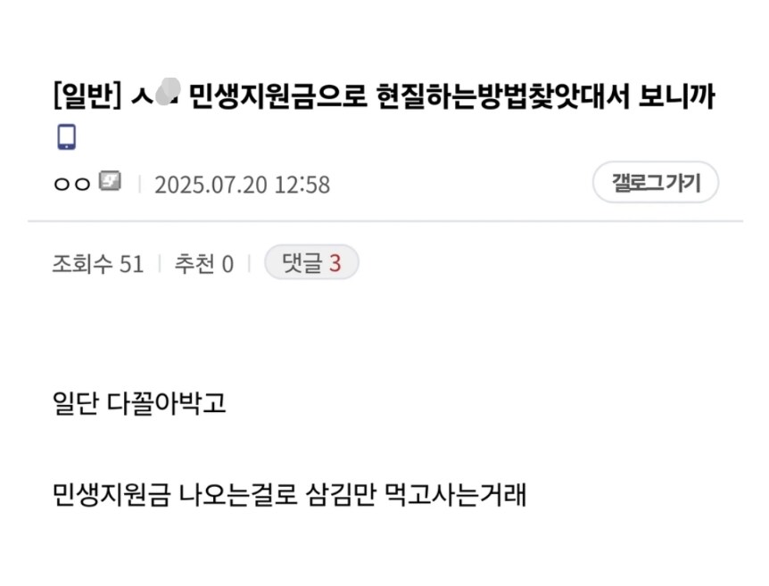 많은 폰겜러들이 생각하고 있는 민생지원금 사용법_1.png