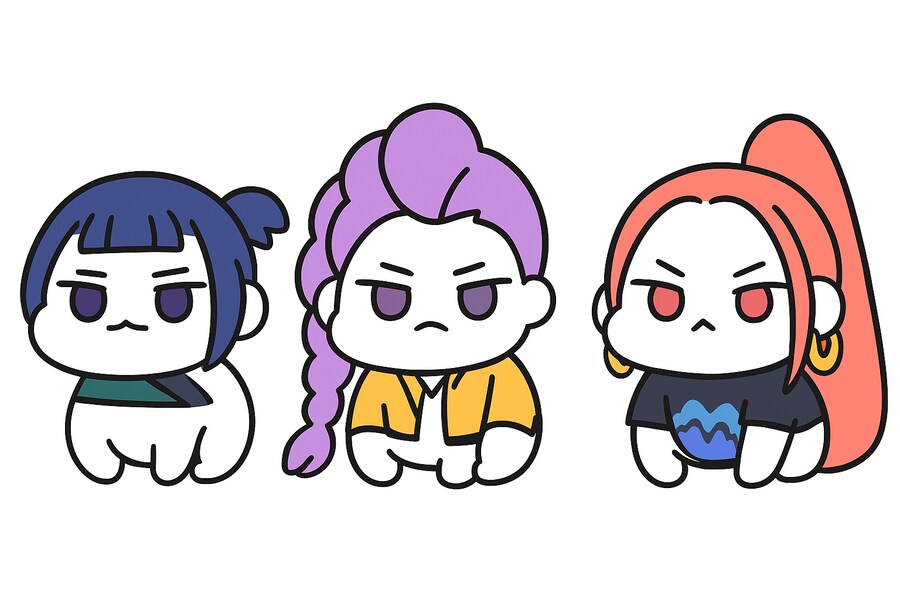 챗GPT야 도로롱 그림체 헌트릭스 그려줘.JPG_1.png
