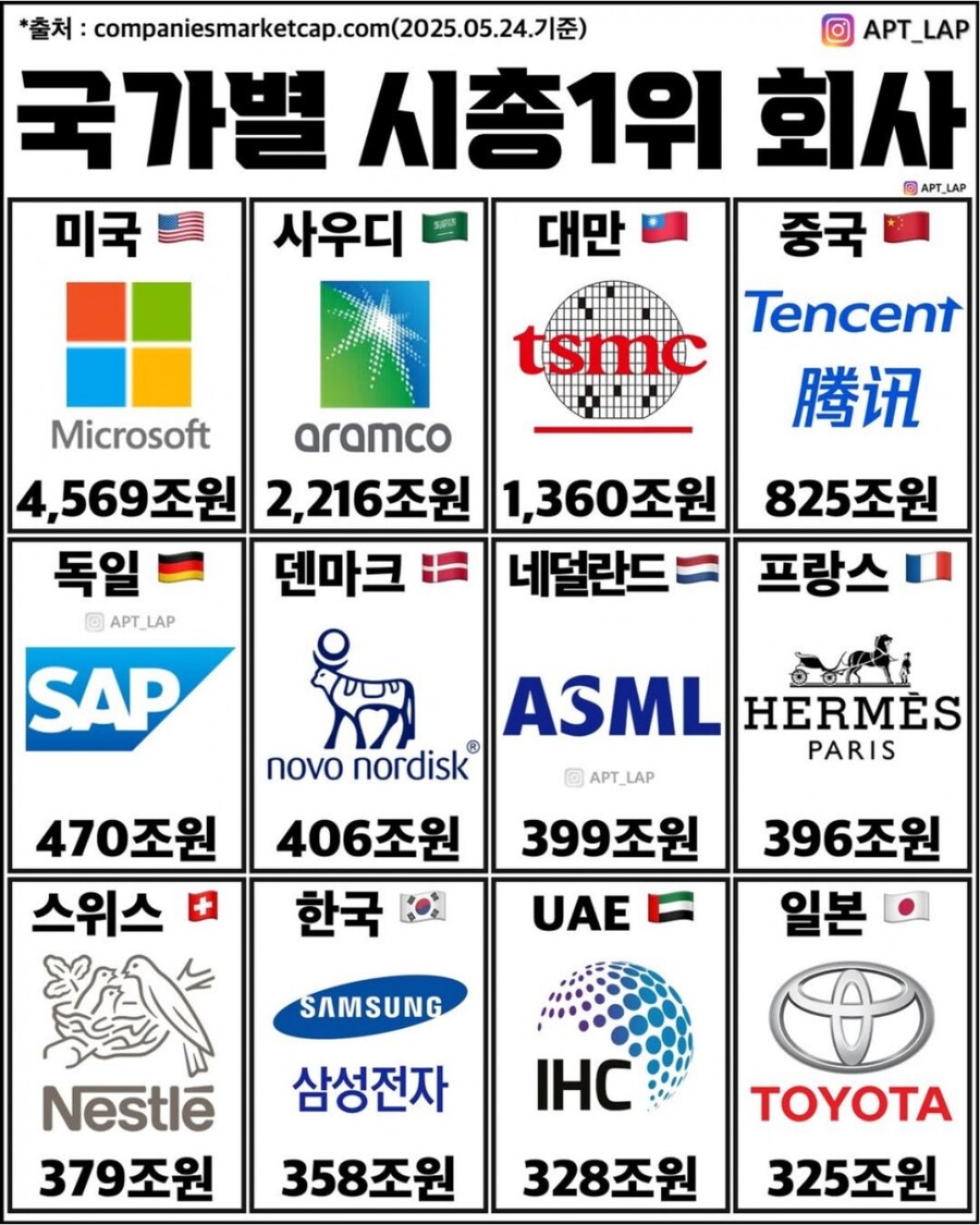 국가별 시총 1위 회사.jpg_1.jpg