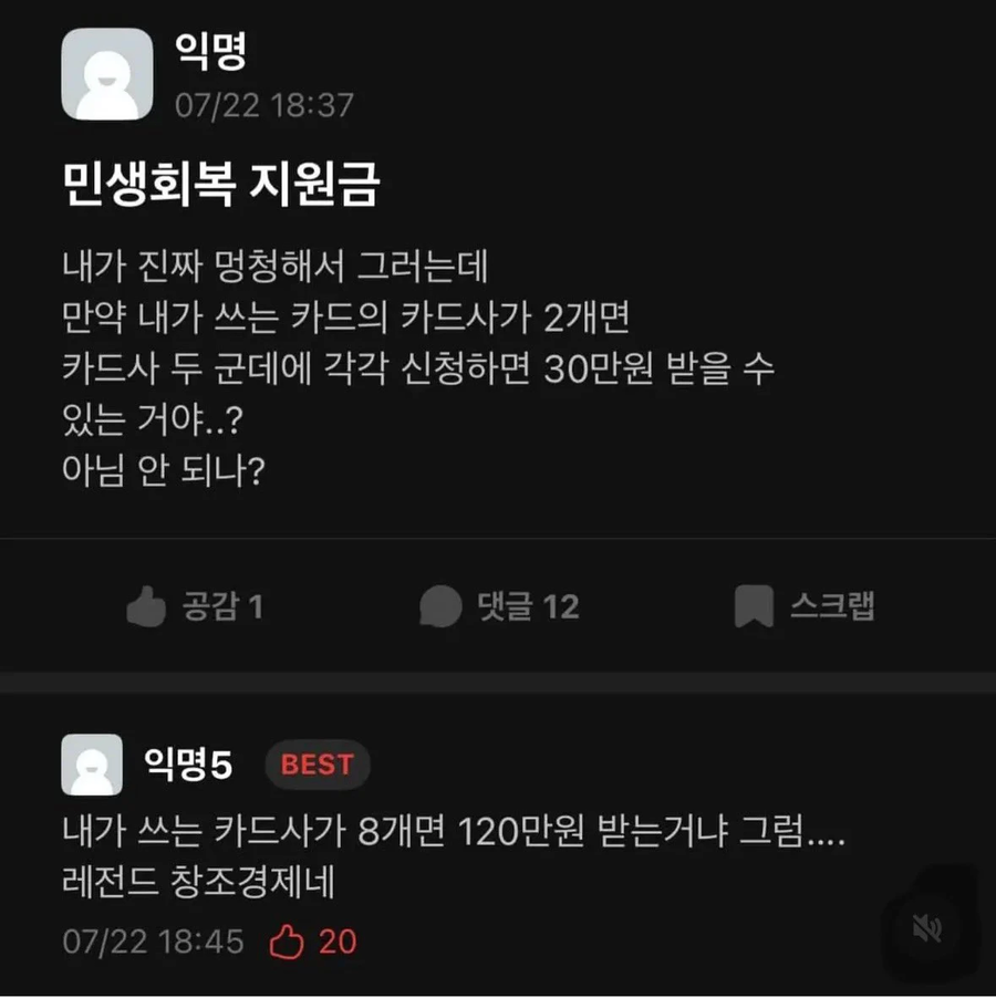 소비쿠폰을 활용하는 방법을 찾은 사람._1.webp