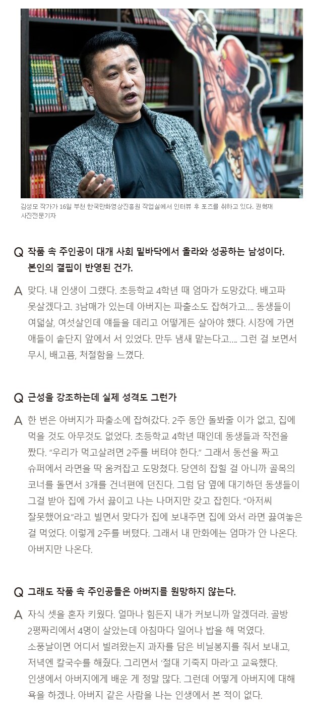 김성모의 작품 속에