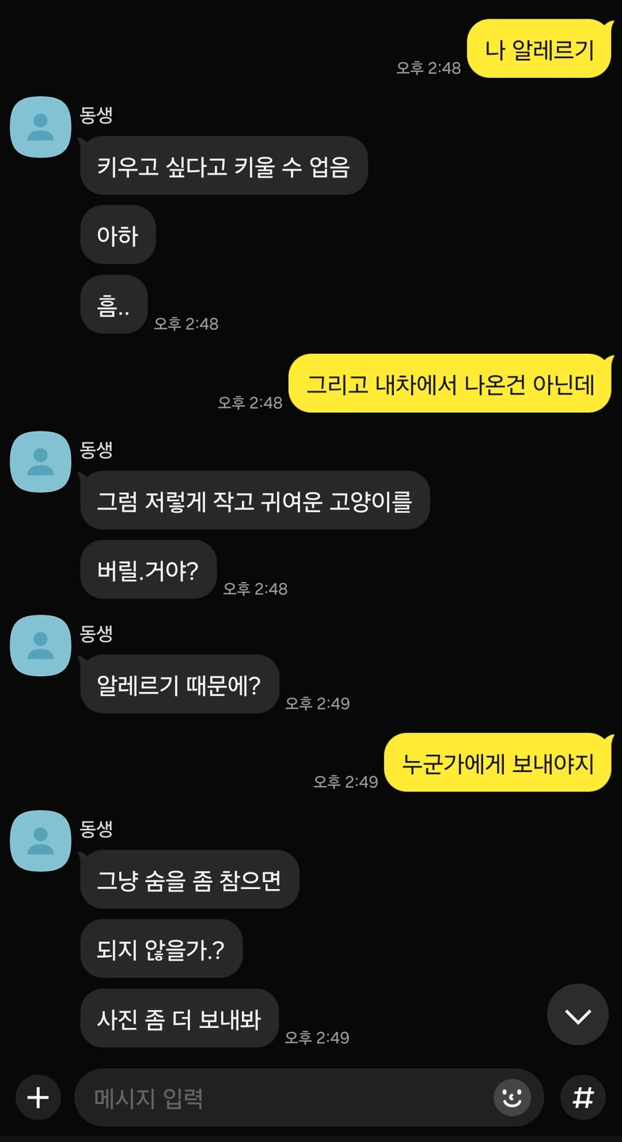 손님차 엔진룸에서 구한 아기 고양이를 강제로 맡게된 정비사_3.webp
