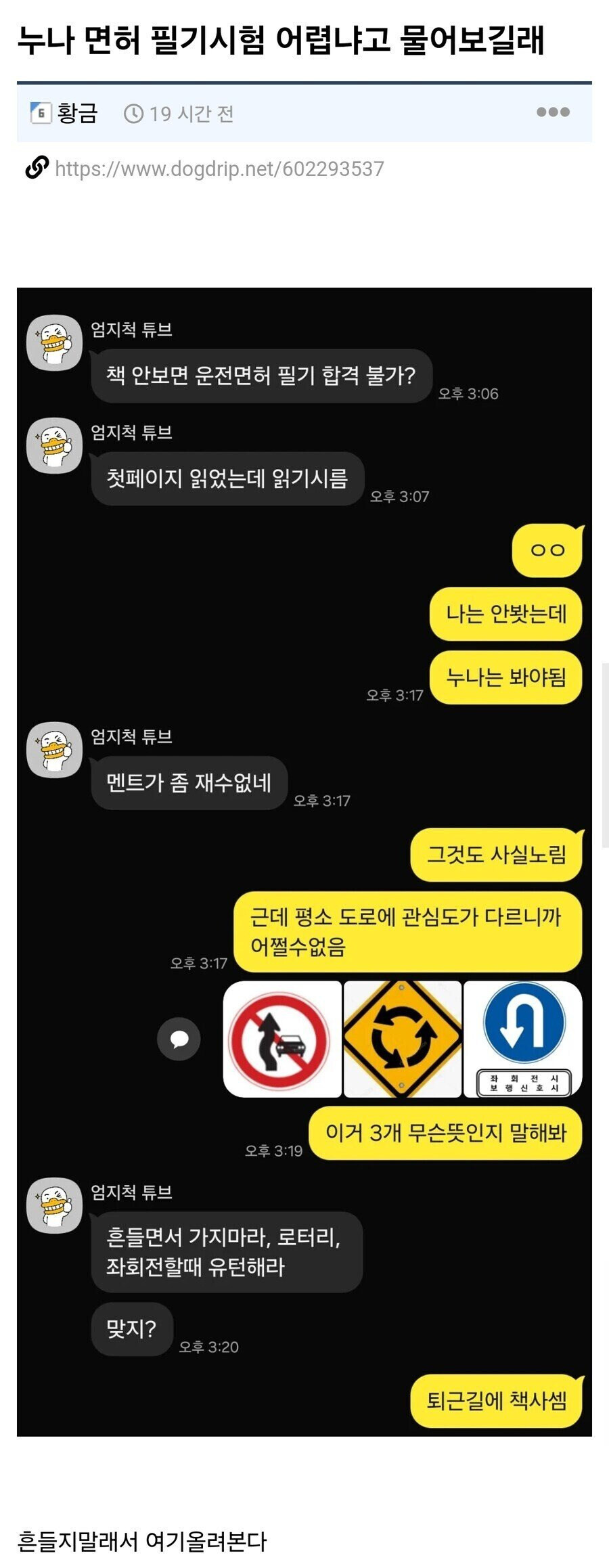면허 필기가 어렵냐는 누나_1.jpg