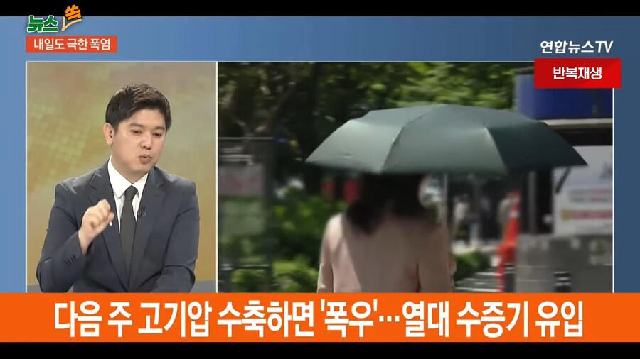 대한민국 다음주 일기예보가