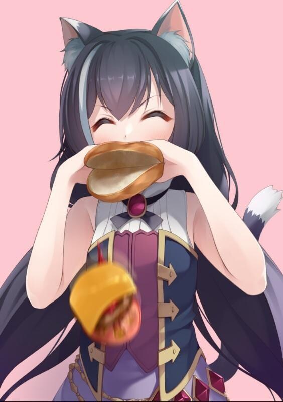 햄버거 먹는 캬루쨩_1.jpg