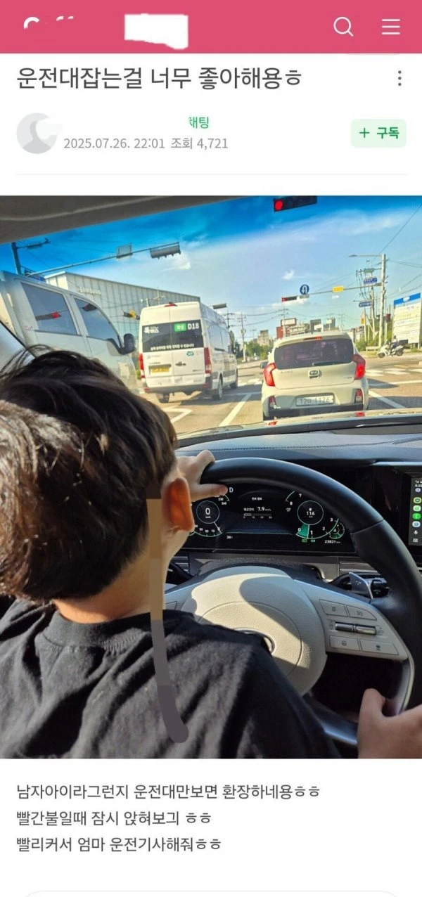 애가 운전대 잡는걸 좋아해요.jpg_1.webp