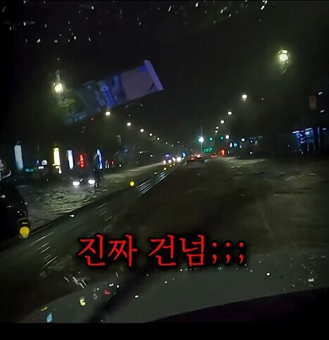 만취한 랜드로버 차주가 대리기사에게 침수도로를 건너라 시킴_5.jpg