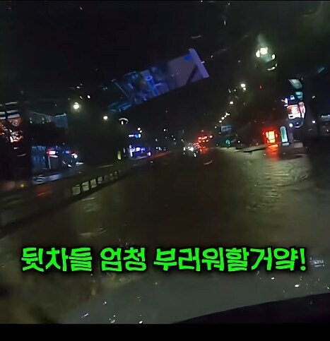 만취한 랜드로버 차주가 대리기사에게 침수도로를 건너라 시킴_14.jpg