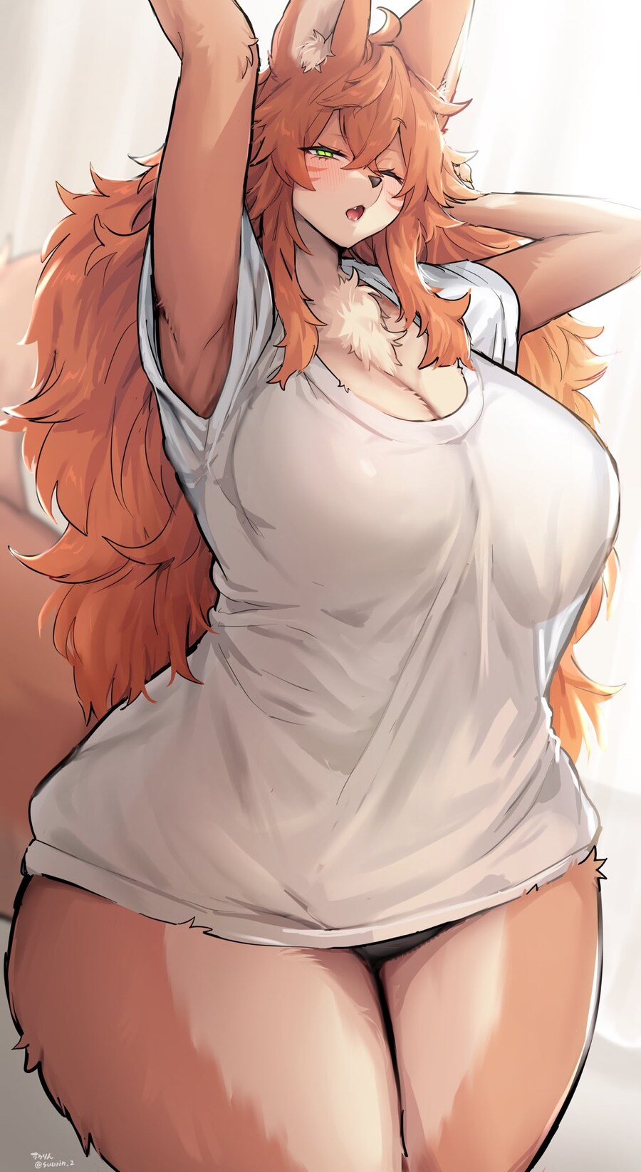 대충봐도 털 수북할거같은 아줌마 짤_2.jpg