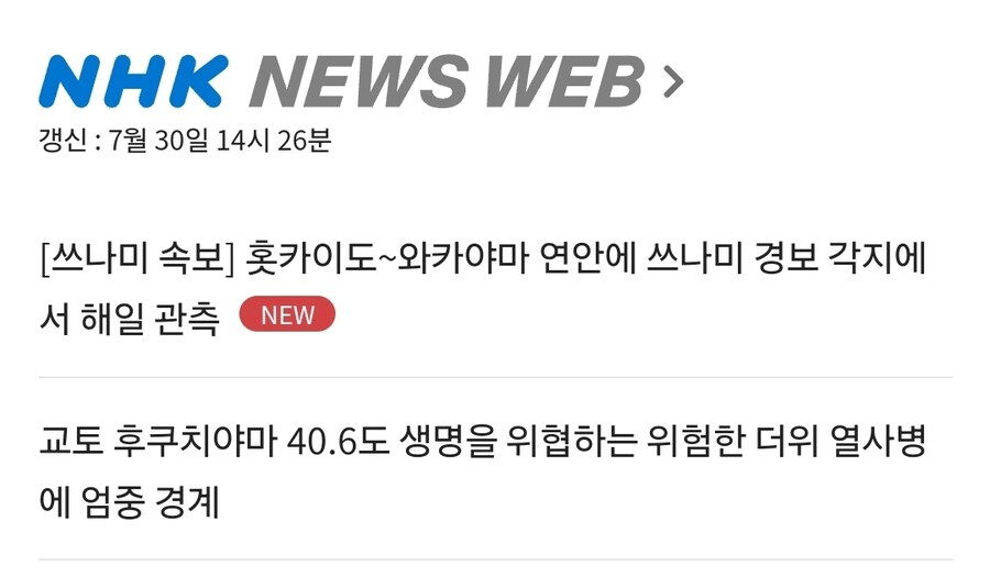 쓰나미 상황보려 NHK 들어갔다 본 충격적인 사실_1.jpg