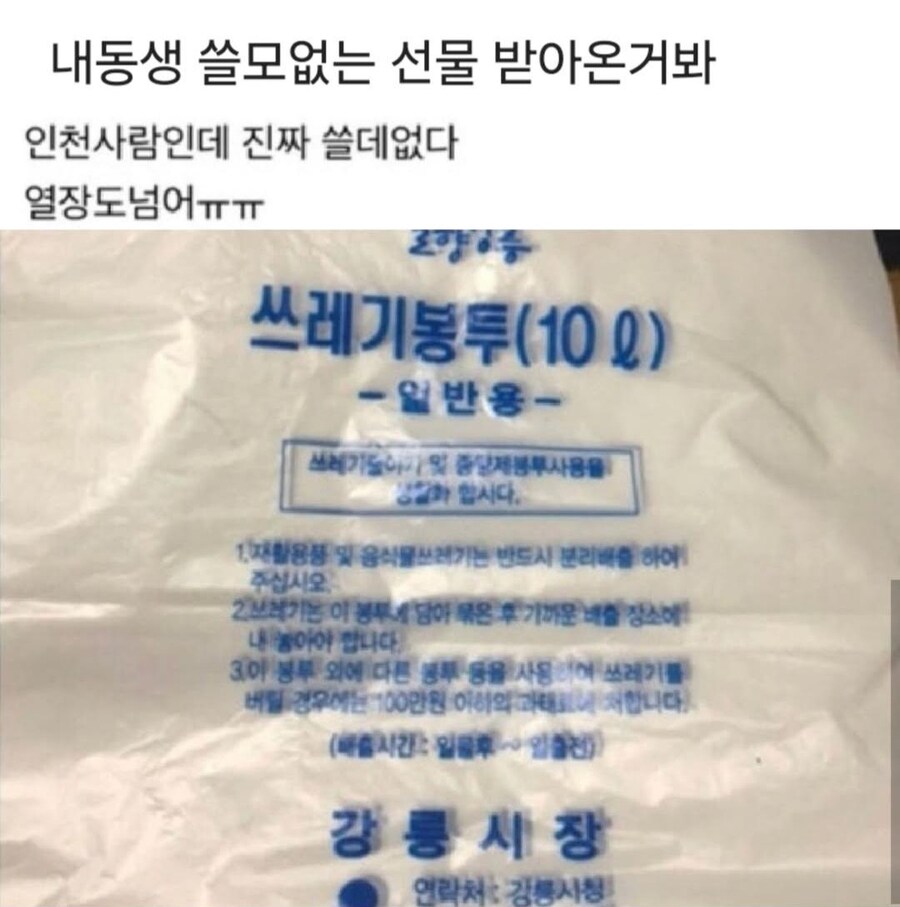 동생이 받아온 역대급 쓸모없는 선물.jpg_1.jpg