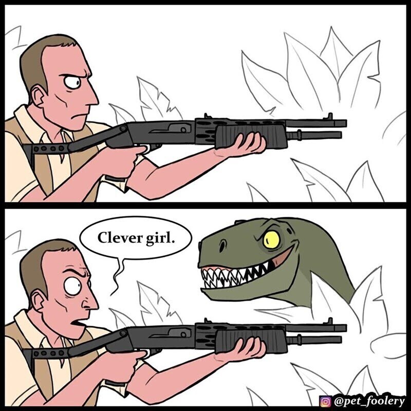 쥬라기공원) Clever Girl vs Clever Boy_1.jpg