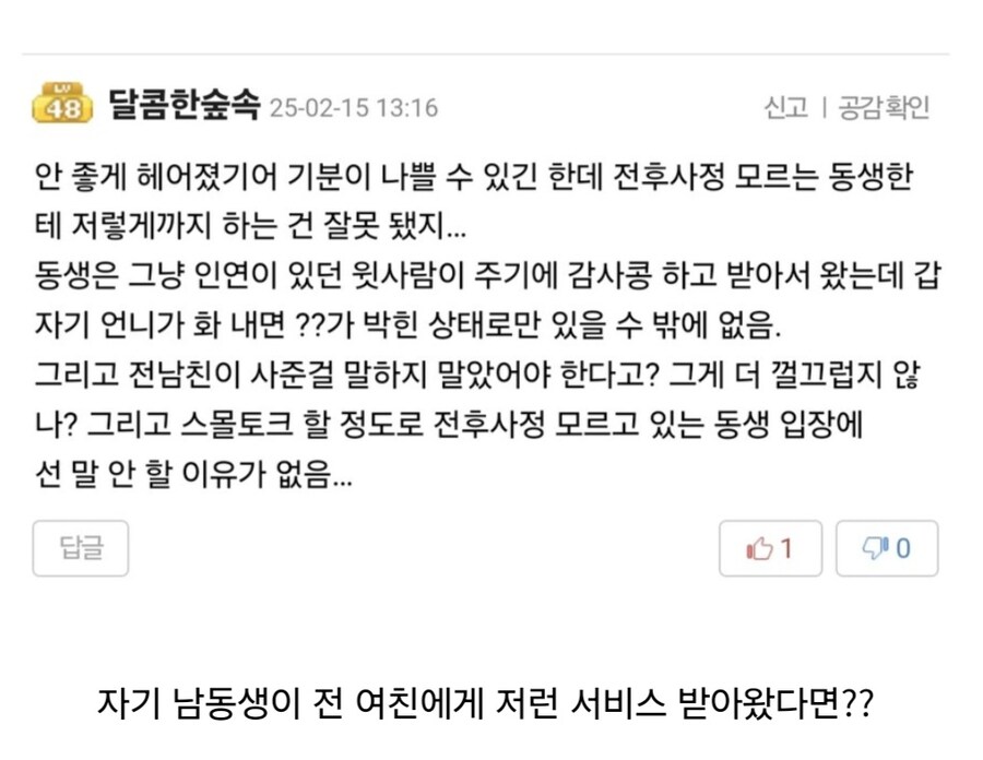 피자집에서 언니 전 남친에게 서비스 받아왔는데 화냄.jpg_3.jpg