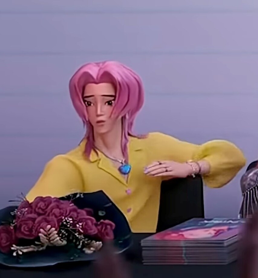 케데선) 꽃선물 받을때 사자보이즈 반응_2.jpg