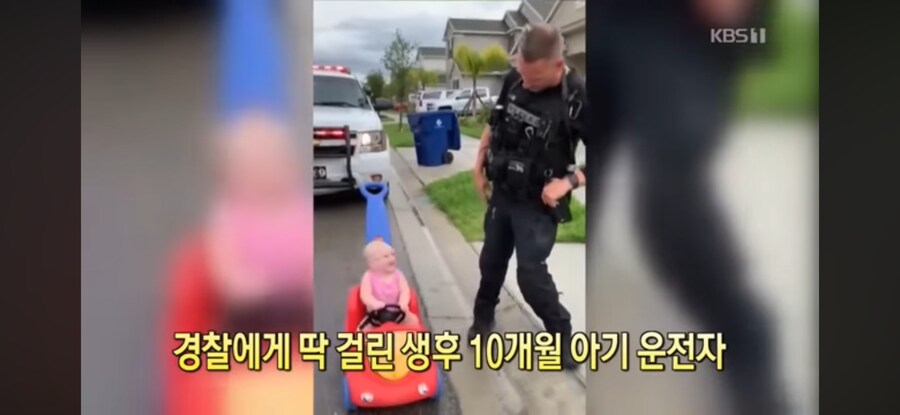 세계 최연소 무면허 운전자 단속 장면_1.png
