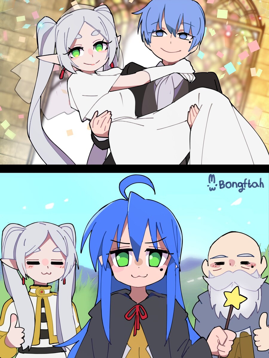 프리렌) 과 힘멜이 결혼해서 딸을 낳은 Manhwa_1.jpg
