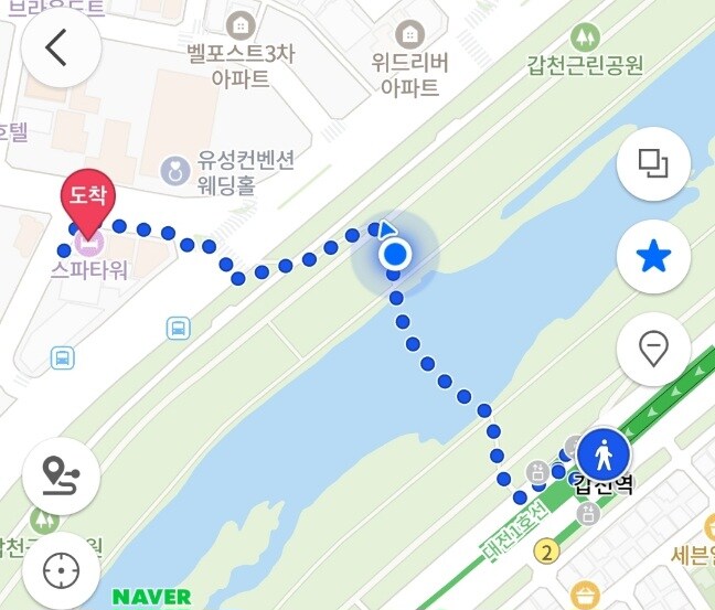 네이버 지도 이젠 징검다리도 건너라고 하네_1.jpg