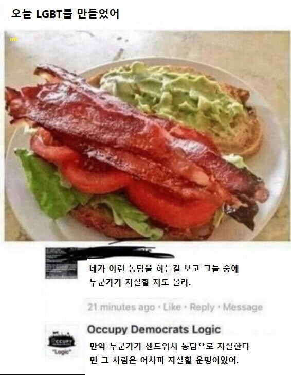 실제로 누군가를 죽게 만들수도 있는 LGBT 샌드위치 농담_1.jpg
