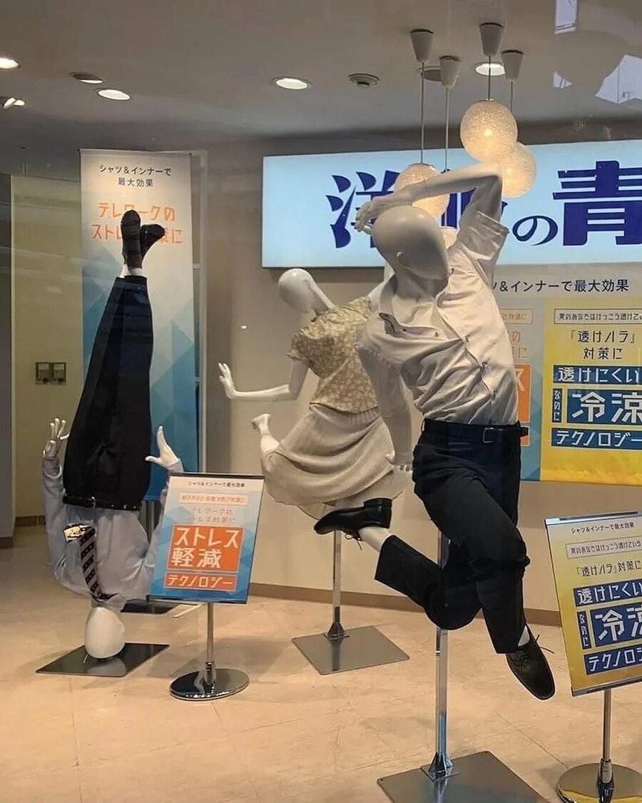 일본 쇼핑몰의 마네킹 디스플레이가 대단하다!_1.jpg