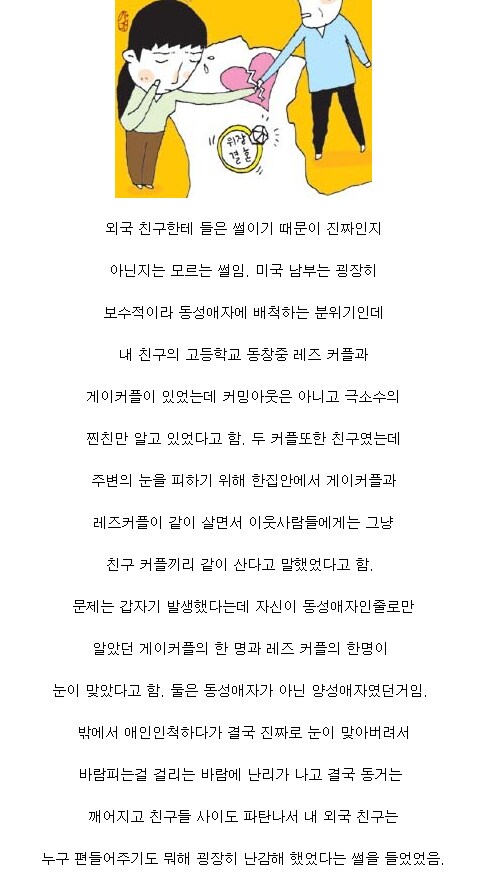 게이 커플과 레즈 커플의 동거가 파탄난 이유.JPG_1.png