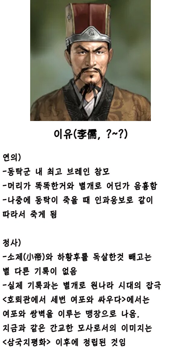 (삼국지) 연의 속 모습 vs 정사 속 행적_5.png