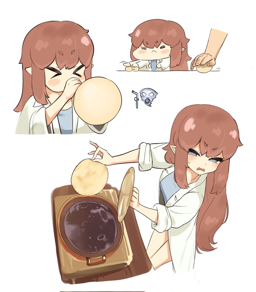 트릭컬) 엘레나: 로네 줄 돈까스 만들어줘야지..._1.jpg