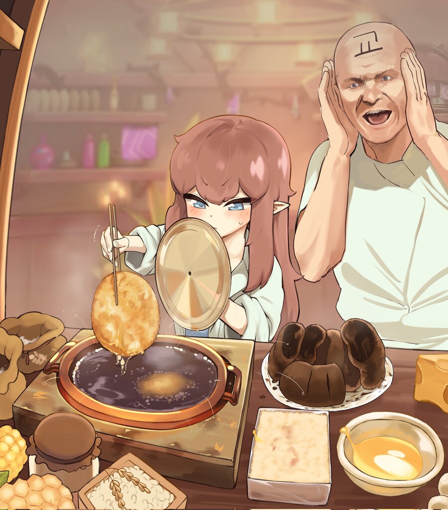트릭컬) 엘레나: 로네 줄 돈까스 만들어줘야지..._2.jpg