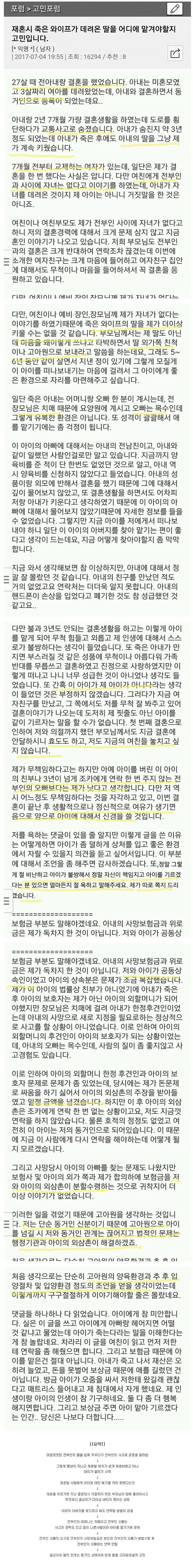 재혼시 죽은 와이프가 데려온 딸을 어떻게 할지 고민인 남자_1.webp