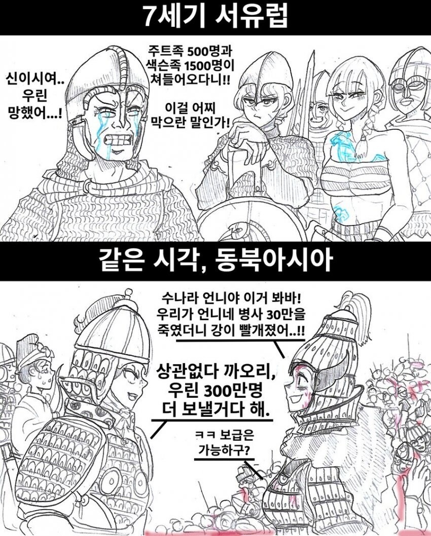 고대사에서 백만대군 동원설 믿는애들은 보급은 조상님이 해주시냐ㅋㅋㅋㅋㅋ_1.jpg