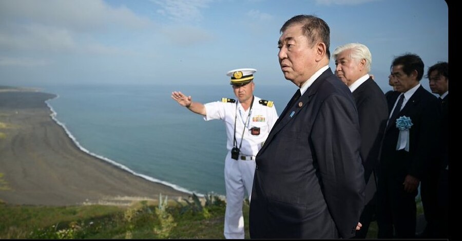 일본 총리 시찰 사진에서 북쪽 사람 냄새가 난다._1.jpg