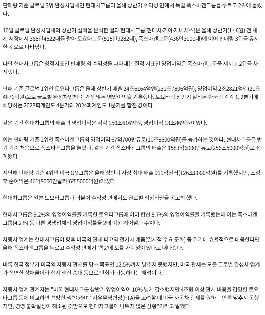 현대차 글로벌
