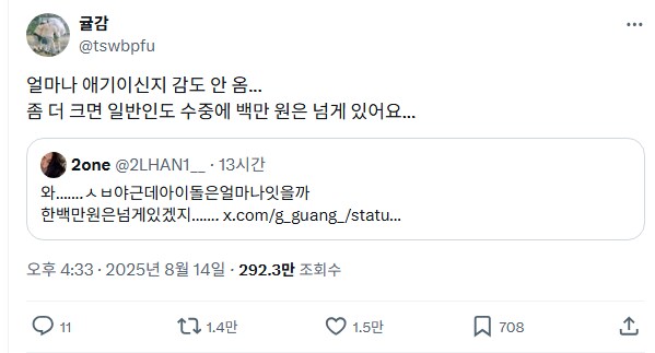아이돌은 백만원 넘게 있겠지 ?_2.png