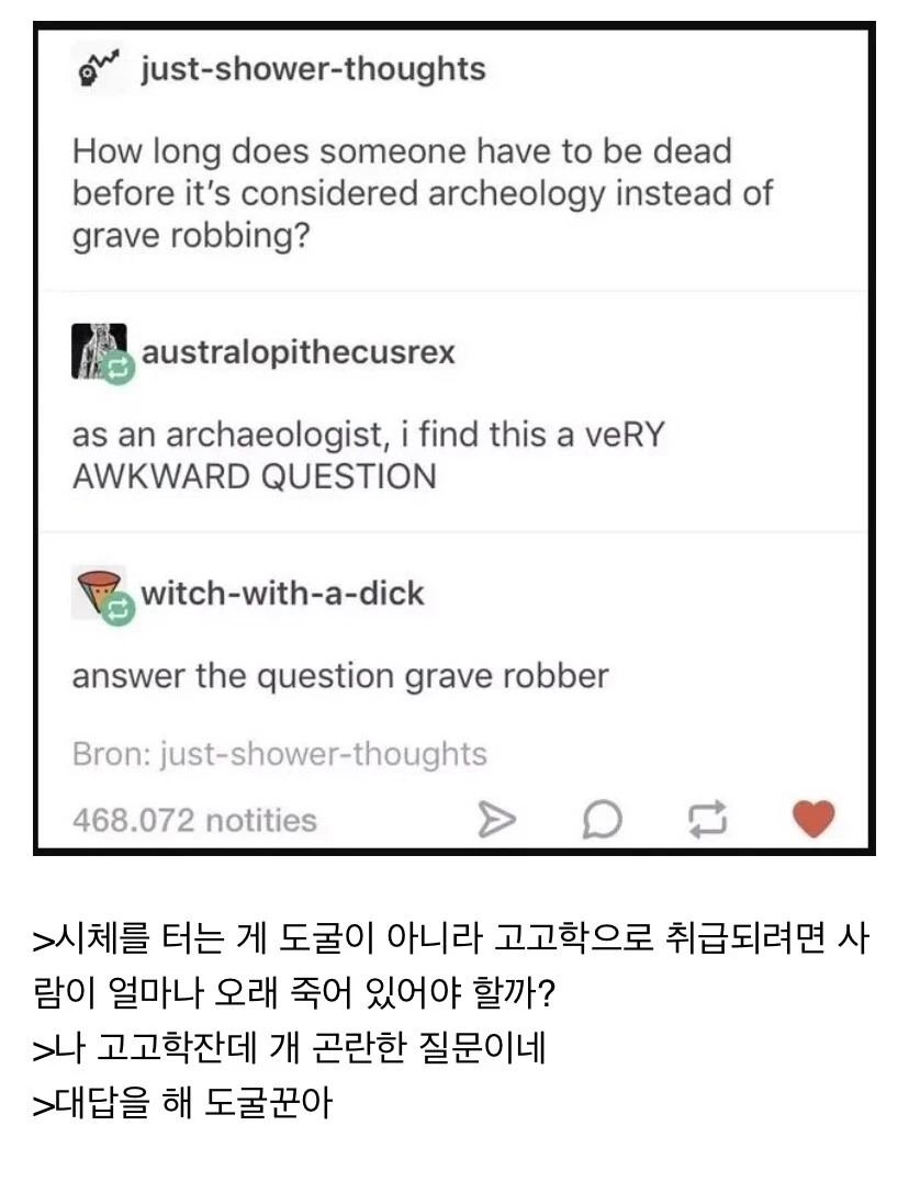시체를 터는게 도굴이 아니라 고고학으로 취급되려면..._1.webp