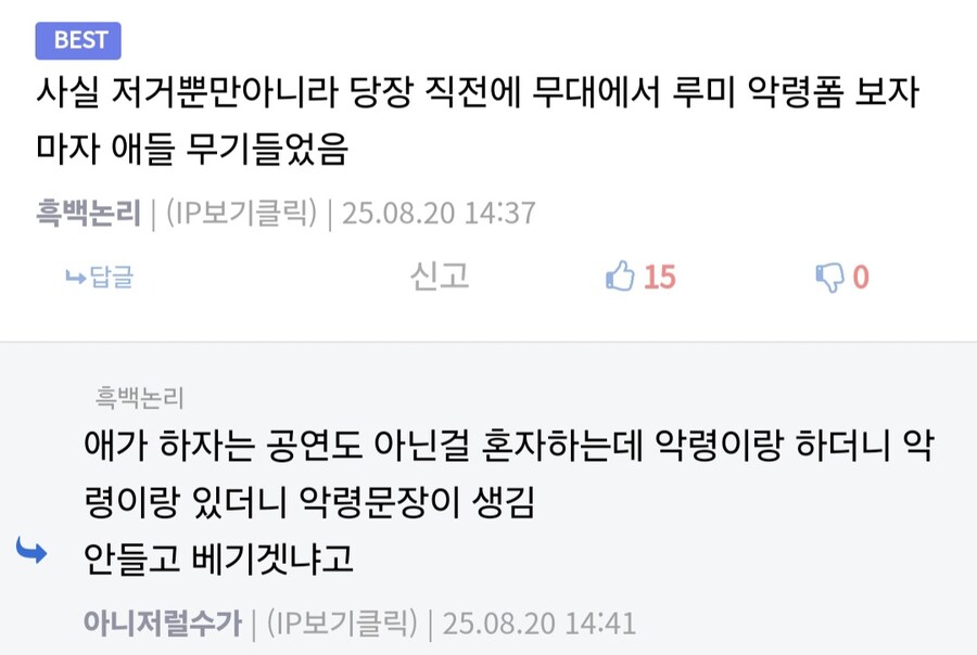 케데헌) 조이와 미라가 루미에게 칼부터 들이민 이유_3.jpg