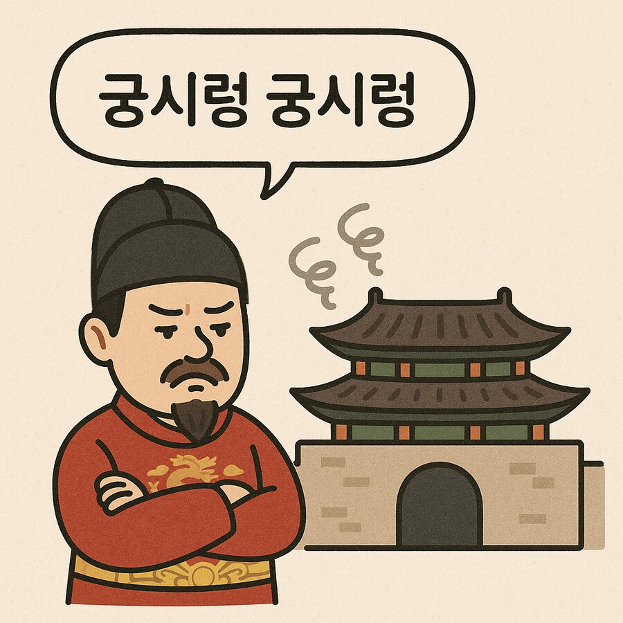 왕이 궁에 들어가기 싫을 때 하는 말은?_1.png