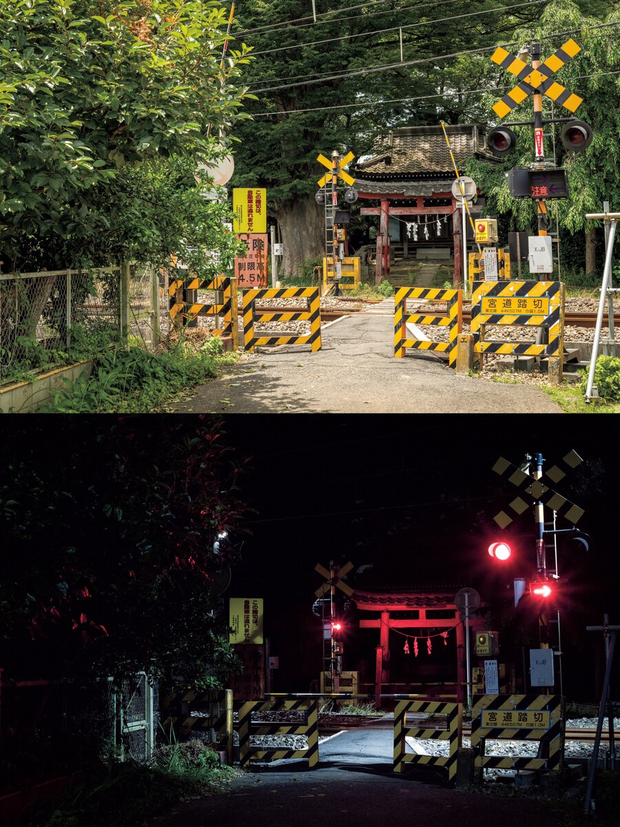 낮과 밤의 분위기 차이가 극심한 일본의 어느 오래된 신사.jpg_1.jpg