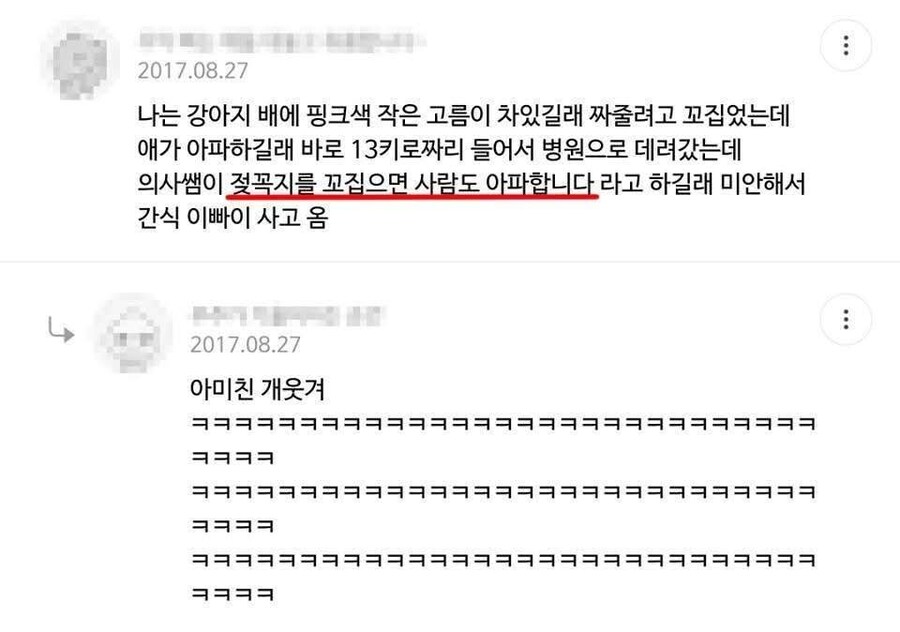 애를 좀 건드렸는데 아파하길래 병원감 ㅇㅇ_1.jpg