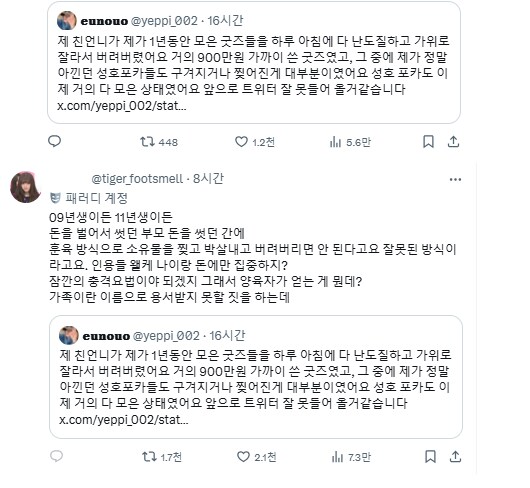친언니가 1년동안 모은 굿즈 900만원어치 난도질함.JPG_4.png