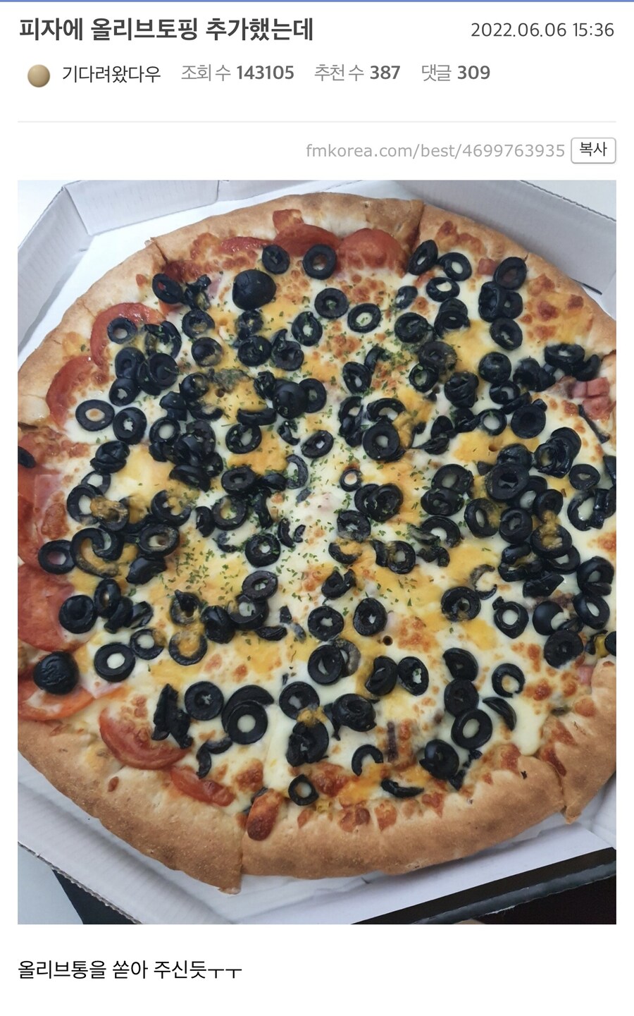 (피자) 와 시발 존맛탱 ㅋㅋ vs 시발 내 피자가!_1.jpg