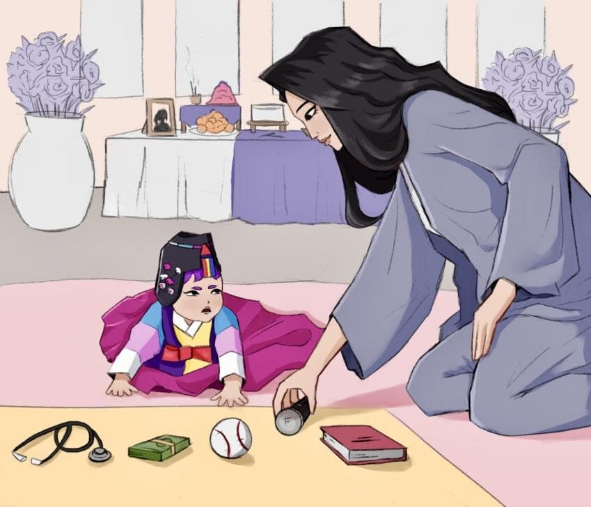 케이팝) 돌잡이하는 루미_1.jpg