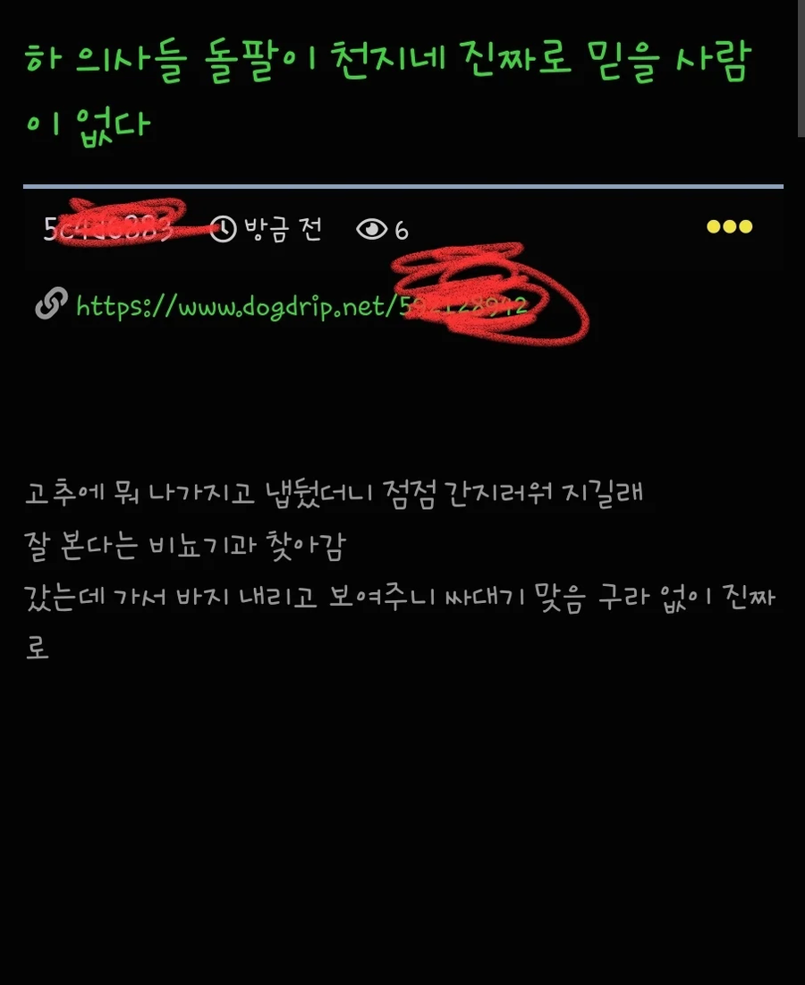 돌팔이한테 환부 보여줬더니 싸대기 맞음_1.webp