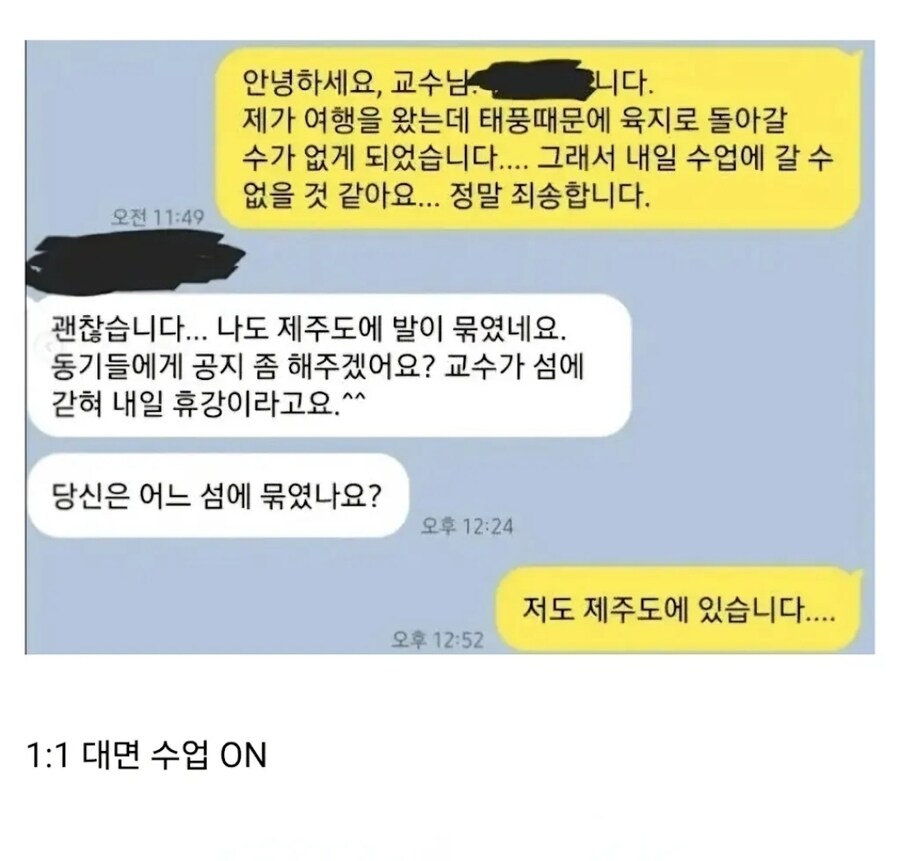 제주도에 갇혀서 수업못가는 대학생ㅠㅠ_1.jpg