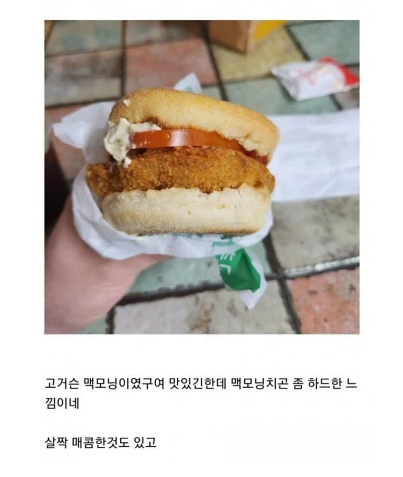 맥모닝 먹다가 노숙자 취급 당함_2.webp