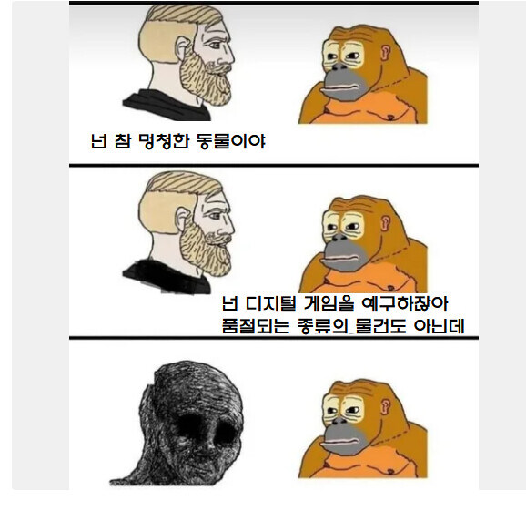 원숭이한테 멍청하단 소리 듣는 인간_1.jpg